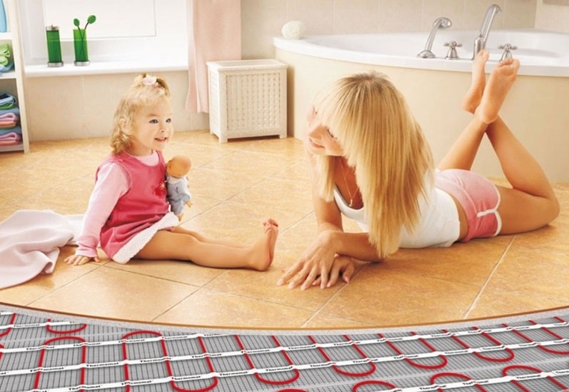 Нужен ли теплый пол в ванной комнате?